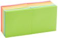 Amazon Basics Vierkante Mini Plaknotities, 7,6 x 7,6cm, Set van 12, Gemengde Kleuren