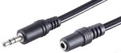 1aTTack.de 1x 3,0 m - Zwarte 3,5 mm jackplug naar 3,5 mm jackaansluiting stereo audiokabel