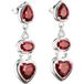 Thomas Sabo H2341-051-10 Ohrringe Herz Granatrot Elyndra 34,0 mm Damen