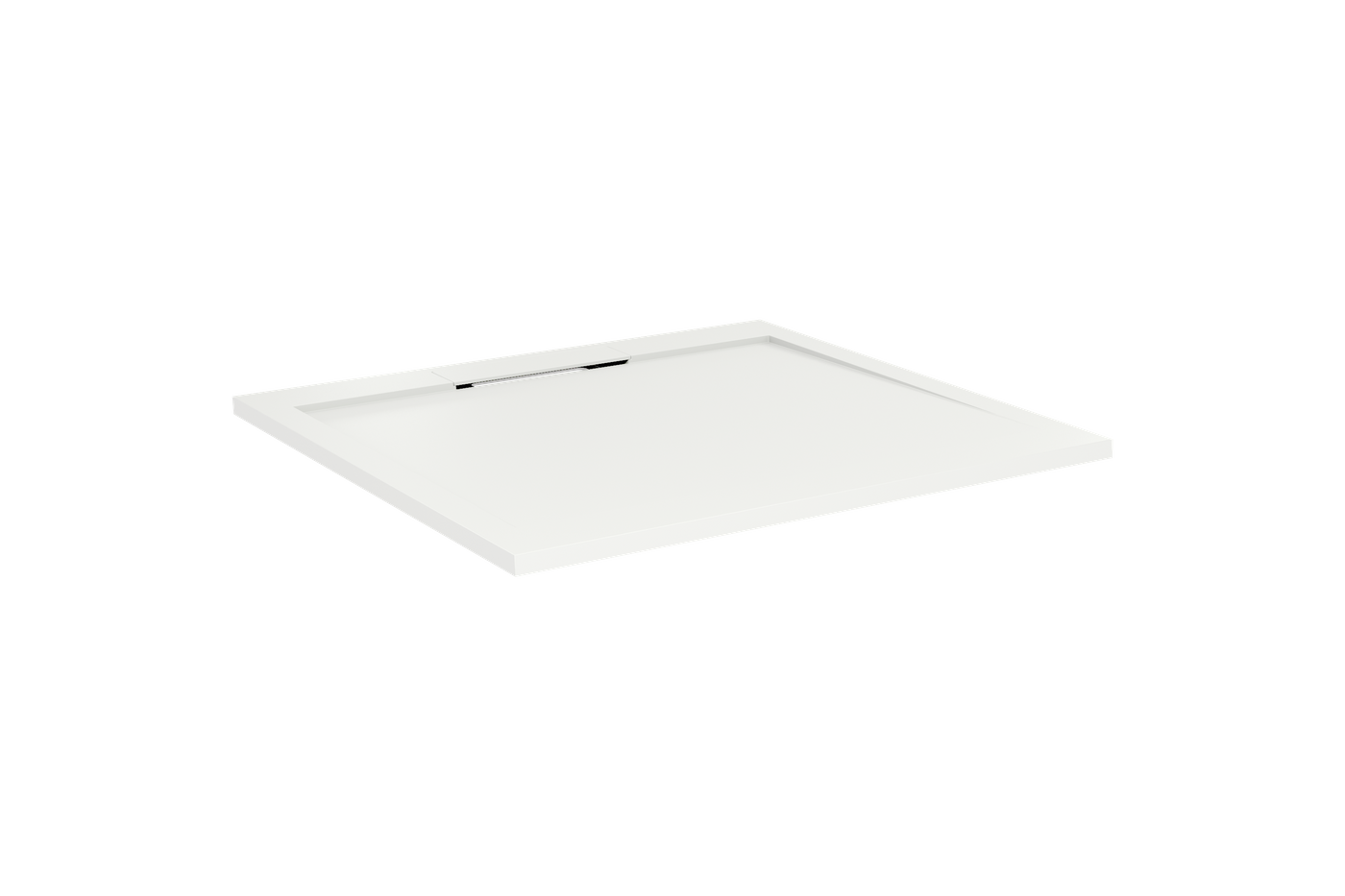 Balmani Andes douchebak 90x90cm solid surface mat wit
