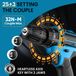 Vis zonder koord - 18V klopboormachine - 25+3 standen koppel - Aangedreven door accu - Handgereedschap - Met accessoires - Kleur A