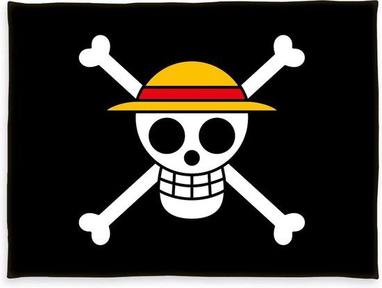 Herding One Piece Skull - Zachte deken Unisex - Polyester - meerkleurig