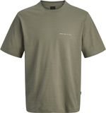 Jack & Jones T-shirt Jprblaowen Ss Branding Tee Sn 12292397 Smokey Olive Mannen Maat - S