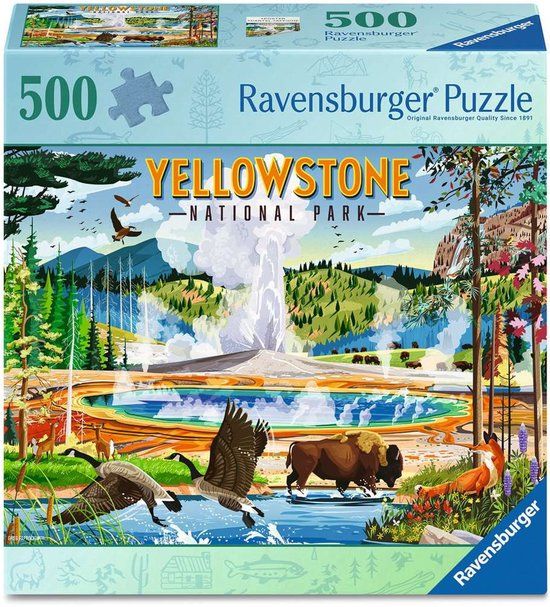 Ravensburger Yellowstone National Park Legpuzzel 500 Stukjes