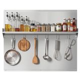 VEVOR Keukenachterwand 91 x 76 cm RVS