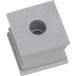 Icotek KT 3 Passage de câbles rainuré Serrage-Ø (max.) 4 mm Élastomère Gris 1 pièce(s)