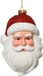 Decoris Kerstman plastic l12.3b10h18.7 cm wit kerst Decoris