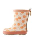 Next Regenlaarzen lichtbeige / pastelgroen / oranje / zwart