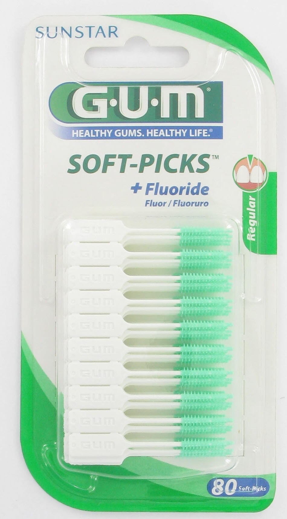 Gum Soft Picks + Fluoride 80st