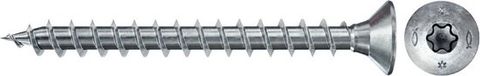 Fischer 500x Power-Fast II FPF II CTF 3 x 25 mm BC Verzonken kop met binnenster TX10 Volledige draad galvanisch verzinkt blauw gepassiveerd