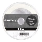 Creativ Company Polyester koord wit, 50m