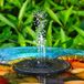 Wan GmbH Fontaine solaire - Énergie solaire - Noir - ABS - 2,5W