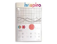 INNSPIRO PVC-vellen voor zand met gekleurd plakband, 2 pagina's, 30 x 40 cm, 0,3 mm, dikte 5 stuks
