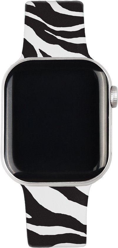 iDeal of Sweden Watch Band Entry voor de Apple Watch | 38/40/41/42 mm - Maat S/M - Iconic Zebra