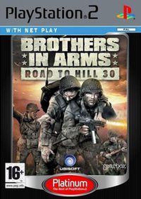 Ubisoft Brothers in Arms Road to Hill 30 Platinum Frans Goed PlayStation 2 Shooter DVD-ROM