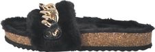 Buffalo SENTA Dames Slippers Zwart Synthetisch Glitter Maat 37