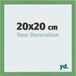yd. Cadre photo 20x20 cm Vert MDF