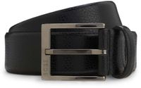 BOSS Leren riem Elloy Sz35 Belt W85 Black zwart
