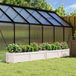 Maison Exclusive - Jardinières, 2 pièces, blanc, bois massif, pin
