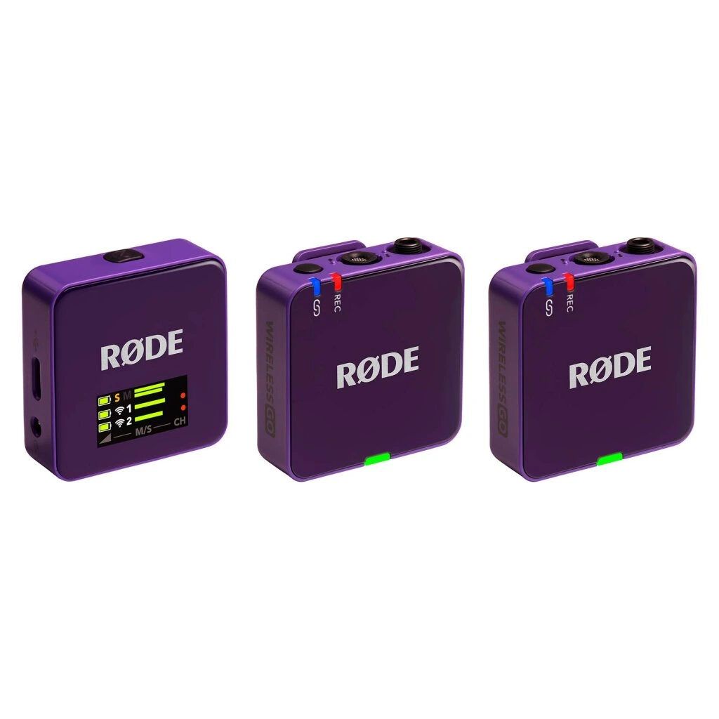Rode Wireless GO Gen 3 microfoon Paars