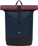 LARKSON Janne Rugzak Dames & Heren Blauw Rood - Rolltop Rugzak met Laptopvak