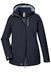 STOY Functionele damesjas/outdoorjas waterdicht met afritsbare capuchon - grote maten STS 9 WMN JCKT, donkermarineblauw, 44