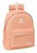 Safta München Basic Dagrugzak voor kinderen, kwaliteit en maximale duurzaamheid, comfortabel en veelzijdig, 33 x 15 x 42 cm, perzik