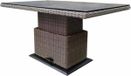 Miami Miami–Florida table de salon-salle à manger 140x85xH47-71 cm réglable en hauteur gris