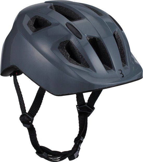 BBB Cycling Hero Kinderhelm - Dark Grey Sloth - Maat M - Fietshelm voor Kinderen