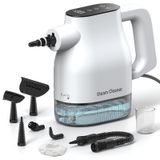 Merkloos Handstoomreiniger Stoomreiniger - Touchscreen - 1350 W - 9 accessoires
