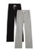 bonprix Broek lichtgrijs / zwart
