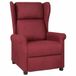 Maison Exclusive - Fauteuil relax, brun foncé, rembourré