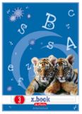 Book Blok werkbladen, A4-formaat, gelijnd, Blauw, Papier, 4-gaats