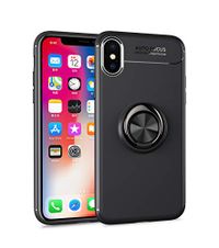 lopolike iPhone XS Hoesje, Zwart/Blauw