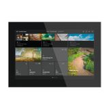 Busch-Jaeger Busch-SmartTouch® 10", Wi-Fi, Glas zwart/roestvrijstaal (ST/U10.1.11-825), 2TMA310050B0001