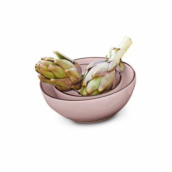 LOBERON Kom set van 2 Biarré roze