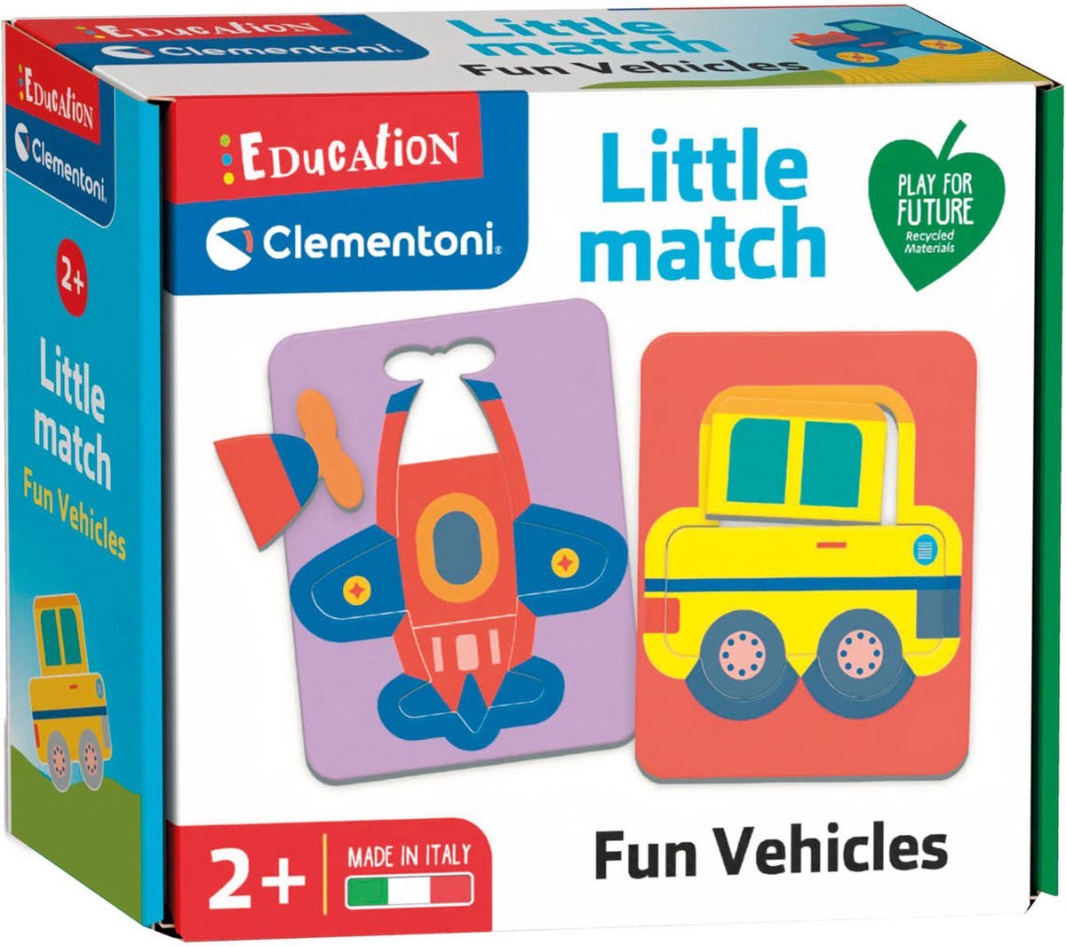 Clementoni education - little match voertuigen