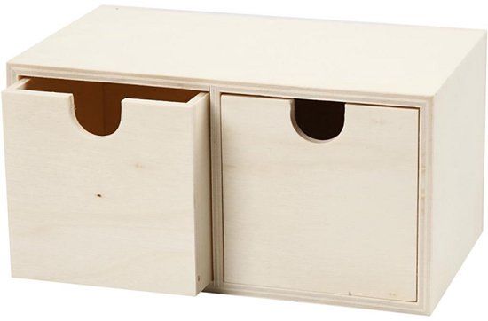 Creativ Company Houten Ladenkast 9,2x17,7 cm