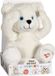GIPSY Ours en peluche, 25 cm, modèle Coucou, couleur blanc