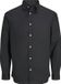 JJ REBEL JACK&JONES JREBGAVIN SOLID SHIRT LS NOOS Jongens Overhemd M Polyester Katoen Zwart