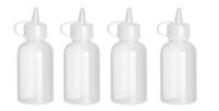 HENDI Mini saus dispenser set – 4 stuks – 50 ml – transparant