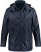 JP 1880 Heren Regenjas Waterafstotend Capuchon Rits Lichte Voering van Mesh Donkermarine Maat XL