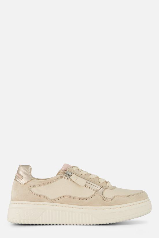 Gabor Sneakers Beige Leer K-Leest