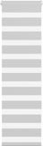 vidaXL Zebra rolgordijn 50x100 cm lichtgrijs