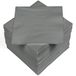 HEKU 100 effen servetten, 3-laags, 33 x 33 cm, grijs