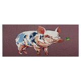 Homemania Muurfoto, varkensdieren, voor woonkamer, slaapkamer, meerkleurig, van polyester, hout, 70 x 3 x 100 cm