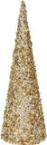 Goodwill Kerstboom glitter Goud-Crème H 62 cm