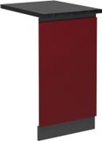 Vicco R-Line Vaatwasserfrontpaneel – 45 cm, WB Antraciet Rood