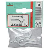 VYNEX 3101780313087 haak ARMO RILSANISE 3 X16 SC CP:2, wit, eenheidsmaat