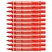 Pentel N50 permanente marker ronde punt 1,5-2 mm lijnbreedte 12 stuks rood